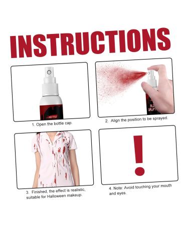Minkissy Scar Wax Set - 4 Sets of Halloween Special Effect Makeup Wound Molding Gel and Fake Blood Plasma for Scary Costume Parties - Buy Online on GoSupps.com