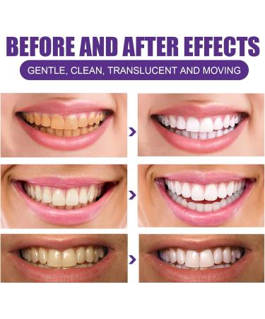 Dyceittdia V34 Purple Toothpaste & Tooth Powder Set - 2pcs for White Teeth Fresh Breath & Tartar Removal - International Shipping Available - Buy Online on GoSupps.com