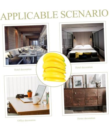 ABOOFAN 9 Pcs Simulated Banana Toddler Ornament Fruit Model Decor Food Toys Scene Adornment Toys for Toddler Photo Ornament Decorations for Home Artificial Fruit Home D cor Window Foam - Buy Online on GoSupps.com