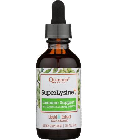 Quantum Health Super Lysine+ Immune System Liquid Extract 2 Fl Oz