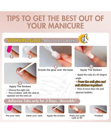 48PCS Reddish Brown Press on Nails - Xcreando Short Square Acrylic Fake Nails Set for Women & Girls | Glossy Wine Red Stick-On & Glue-On False Gel Nails - Buy Online on GoSupps.com