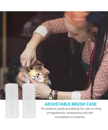 POPETPOP Portable Shaving Brush Travel Case - 2pcs Shaving Brush Holder for Men | Ideal Travel Accessory - Buy Online on GoSupps.com