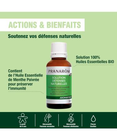 Pranar m Aromaforce Immunity Solution - 100% Organic Essential Oil Synergy for Natural Defenses - 30 ml - Buy Online on GoSupps.com