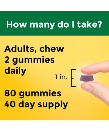 Nature Made Calcium Gummies 500mg with Vitamin D3 | 80 Gummies, 40 Day Supply - Buy Online on GoSupps.com