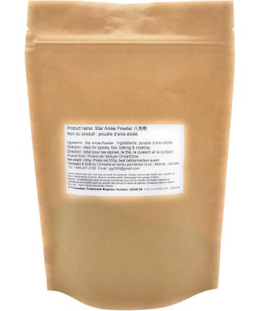 Herbal Cure - Ba Jiao Chinese Star Anise Powder 200g - Natural Vegan Chefs Recommended - Product of China - Buy Online on GoSupps.com