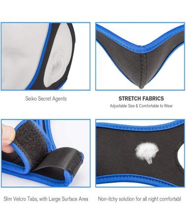 Veralabs Airflow Jaw Strap - Breathable Stop Snoring Chin Strap | Blue | Effective Snoring Solution - Buy Online on GoSupps.com