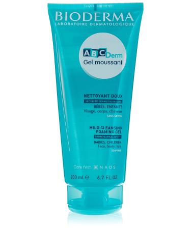 Bioderma ABCDerm mild cleansing soap free body wash for babies & children 200ml