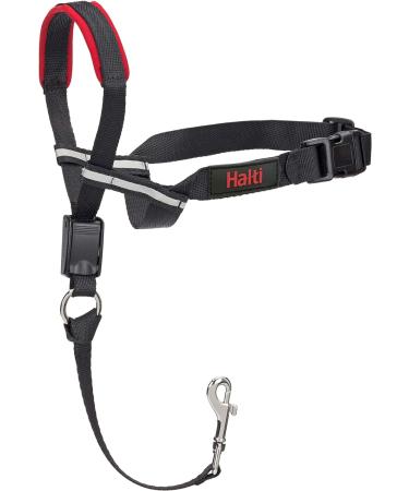 Halti Head Collar Adjustable Head Halter Collar for Dogs Head Collar to Stop Pulling for Small Dogs & Training Lead for Dogs Dog Lead to Stop Pulling on Walks Large Black Medium + Training Lead for Dogs Large Black - Buy Online on GoSupps.com