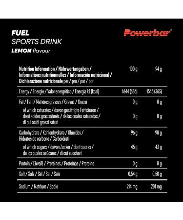 Buy Powerbar Black Line Fuel 30 Gel Lemon - 12x50ml | International Shipping Available - Buy Online on GoSupps.com