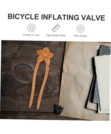 Beavorty wooden hairpin Wood Hair Stick hanfu hair clip wooden hair fork vintage hair pin flower hair chopsticks asian sticks for hair chinese hair pins antique hair stick Miss China kimono - Buy Online on GoSupps.com