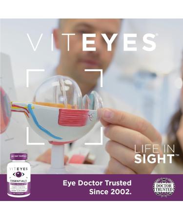Viteyes Essentials Eye Health Dietary Supplement, Lutein & Zeaxanthin for Macular Support, 90 Capsules 90 Count (Pack of 1) - Buy Online on GoSupps.com