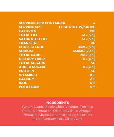 Chung's Natural Sweet and Sour Sauce | Low Sodium, Low Fat, Gluten-Free | Dipping & Marinade Sauce | Made in USA (12 FL. Oz, Pack of 2) - Buy Online on GoSupps.com