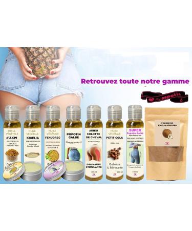 FENUGREC-AKPI-KIGELIA Synergy Oil for Buttocks-Hip-Breast Fat 100 ml 100 ml I Love My Popotin - Buy Online on GoSupps.com