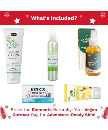 Great Outdoors Skin Care & Beauty Set | Vegan Valentine s Day Gift for Women | Adventure-Ready Skincare & Camping Essentials - Buy Online on GoSupps.com