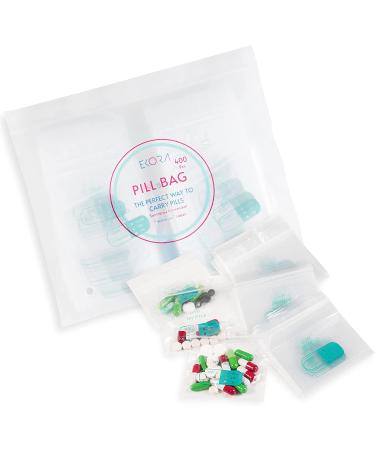 Ekora 400 Pack Pill Bags Pouch - BPA Free, Reusable Ziplock Poly Bag - Daily Medication Storage & Organizer - Buy Online on GoSupps.com
