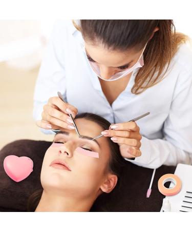 Breathable Eyelash Extension Tape Set with Heart-shaped Dispenser - 6 Rolls, Non-woven Fabric, 0.5 Inch Wide, 10 Yards Long Each - Buy Online on GoSupps.com