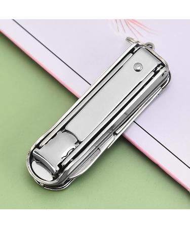 Stainless Steel Nail Clippers Foldable Nail Clippers Set Keyring Manicure Set Blue - Buy Online on GoSupps.com