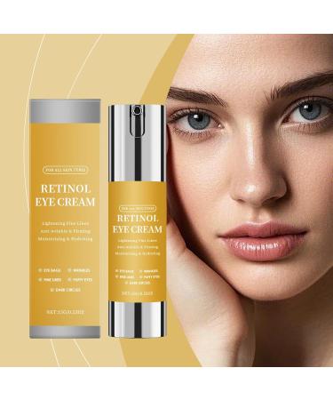 YOENBG Retinol Under Eye Cream Powerful antiaging eye treatment for dark circles bags and fine lines moisturizing and natural eye cream for all skin types 1 - Buy Online on GoSupps.com