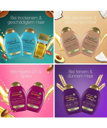 OGX Argan Oil of Morocco Hair Conditioner for Dry Damaged Hair 385ml (Pack of 3) 385 millilitre (Pack of 3) - Buy Online on GoSupps.com