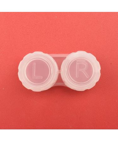 HAHIYO Contact Lens Case Box Holder 24mm Diameter - Leakproof, Durable, Convenient - 5 Pack Clear-5p - Buy Online on GoSupps.com