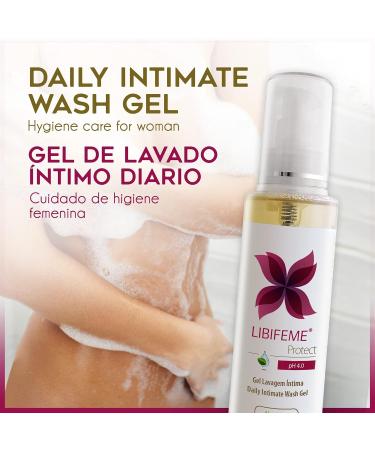 Daily Intimate Hygiene Gel pH 4.0 | Lactic Acid Aloe Vera & Essential Oils | Moisturizing & Soothing for Women's Skin | 200ml - Buy Online on GoSupps.com