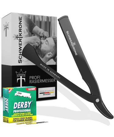 Schwertkrone Razor Made in Germany Solingen Set with 100 Razor Blades