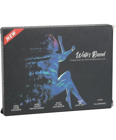  Zisemeil Children's Face Paint Kit 15 Colors Water-Based Body Paint Palette Washable Makeup Kit Halloween Cosplay Party 30g (Type B) - Buy Online on GoSupps.com