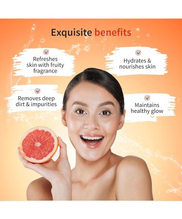 Ayoutthveda Fruit Face Wash Gel - Glowing Skin Vitamin A & C Anti-Oxidants Gentle Exfoliating Cleanser for All Skin Types - 100ml - Buy Online on GoSupps.com