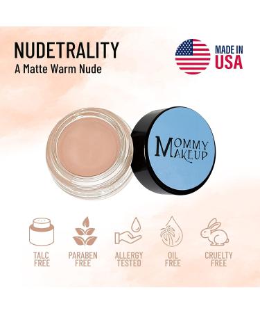 Mommy Makeup Any Wear Creme in Nudetrality - Matte Warm Nude | 3-in-1 Waterproof Smudge-proof Cream for Eyes, Cheeks & Lips - Buy Online on GoSupps.com