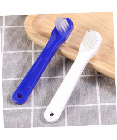 Beaupretty Double Head Toothbrush for Prostheses - 4 Pack Cleaning Brush for Artificial Teeth - Buy Online on GoSupps.com