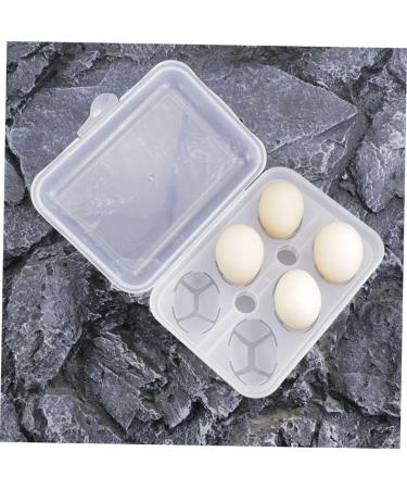 Yardenfun Box Pressure-proof Egg Carton Refrigerator Eggs Camping Fridge Egg Bins Egg Tray Desktop Accessories - Buy Online on GoSupps.com