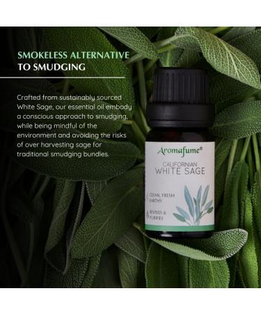 White Sage & Lavender Essential Oil Diffuser Blend | Aromafume | Smoke-Free Non-Toxic | 3 x 10ml - Buy Online on GoSupps.com