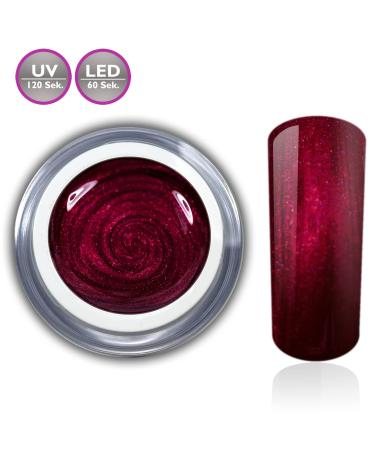 Premium Red Metallic & Glitter Color Gel Set - 5 x 5ml LED UV Nail Gels for Stunning Nail Designs | RM Beautynails - Buy Online on GoSupps.com