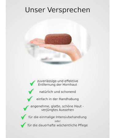 Novalee Terracotta Pumice Stone for Callus Removal | Eco-Friendly Fine Grain for Gentle Cleaning - Buy Online on GoSupps.com