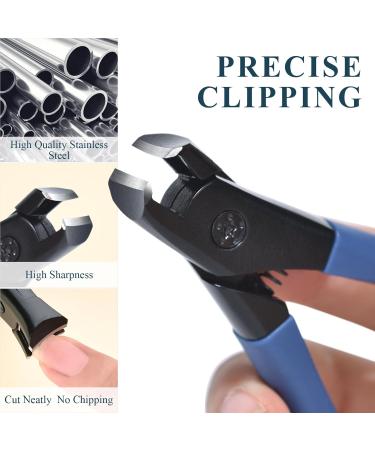 KADS Nail Clipper Heavy Duty Toe Nail Cllipper Set for Thick Nails Anti-Splash Finger Nail Clippers with Nail File (Blue) - Buy Online on GoSupps.com
