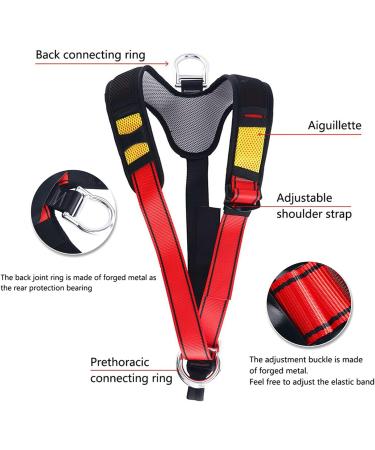 Multi-Purpose Full Body Climbing Belt | Safety Waist & Hip Protection for Mountaineering Tree Climbing & Hiking - Buy Online on GoSupps.com
