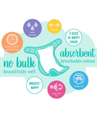 Bambino Mio Mioduo Diaper Cover - Honeybee Waist Size 1 ( 9Kg) | Eco-Friendly Comfortable & Stylish Diapering Solution - Buy Online on GoSupps.com