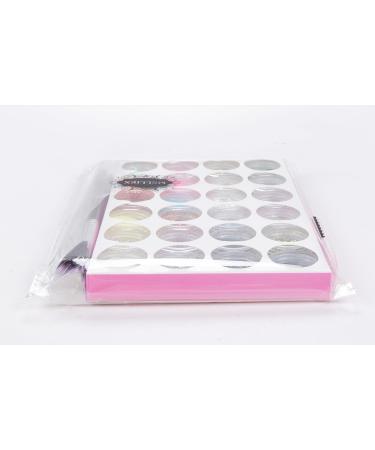 24 Colors Glitter Set for Nail Art | Premium Glitter Powder & Sequins for DIY Nail Design | Includes Brush - Perfect for Face & Body Makeup - Buy Online on GoSupps.com