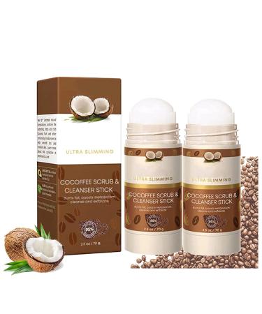 DUBUSH Coconut Coffee 2in1 Scrub Cleansing Stick Coconut Coffee Scrub Cleansing Stick Cellulite Coffee Scrub Coffee Scrub Say Goodbye to Dimmed Skin