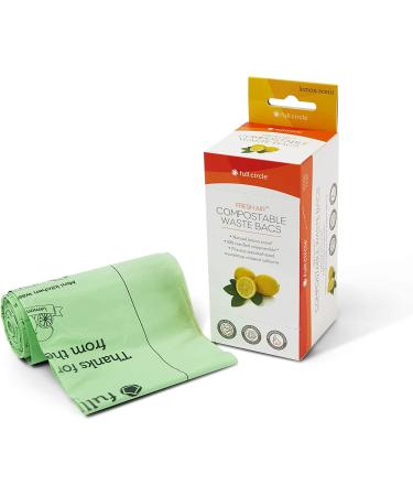 Full Circle Fresh Air Biodegradable Compost Bags â€“ Lemon Scented, 2.5 Gallon, 25 Count - Buy Online on GoSupps.com