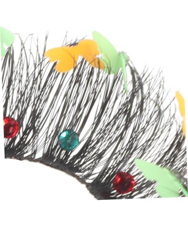 minkissy 3 Pairs Halloween Colorful Sequin False Eyelashes Butterfly Decoration Fake Eyelashes Individual False Lashes Wispy False Eyelashes Individual Chemical Fiber Natural Accessories - Buy Online on GoSupps.com