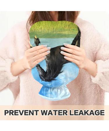 Soft 2L Hot Water Bottle with Cover - Warm & Cozy Winter Relief for Bed Hands Neck & Shoulders - Buy Online on GoSupps.com