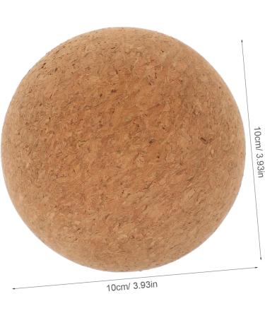 Hapinary Cork Yoga Ball - High Density Myofascial Massage Ball for Fitness - 100mm Gym Device - Buy Online on GoSupps.com