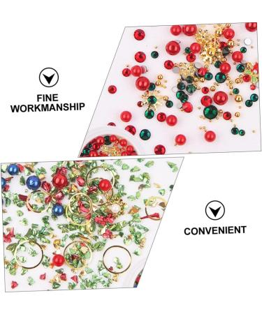 minkissy Christmas Nail Art Ornaments Pearl Set Nail Jewels Jewelery for Girl Nail Jewelry Charms Glitter Nail Wraps Christmas Nail Stickers Nail Rhinestone Christmas Glitter Gems 3 Boxes - Buy Online on GoSupps.com