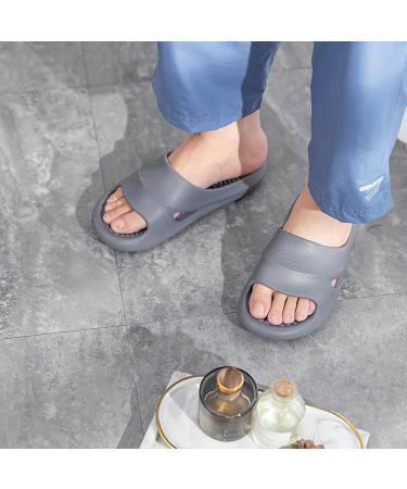 Xnlonby Acupressure Massage Slippers for Women - Foot Pain Relief for Neuropathy Arthritis & Plantar Fasciitis - Gray 40/41 EU - Buy Online on GoSupps.com