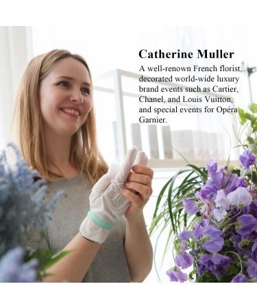 TOI L x Catherine Muller Floral Hand Mask Glove 5 Pairs | Premium Intensive Moisturizing Hand Care for Dry & Damaged Hands - Buy Online on GoSupps.com