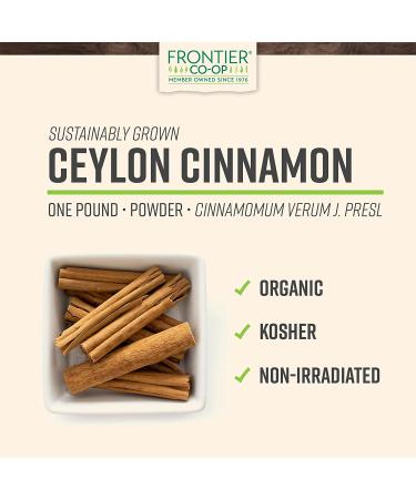 Frontier Co-op Organic Ceylon Cinnamon 5.57 oz | Premium Spice for Healthy Cooking - Buy Online on GoSupps.com