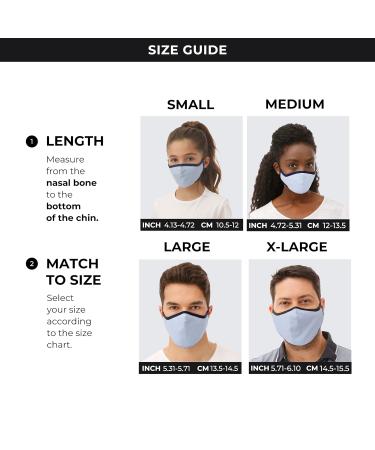 Pro Reusable Face Mask - Breathable 3-Layer Unisex Cloth Mask with Anti-Fog Nose Wire & Adjustable Straps - International Shipping - Buy Online on GoSupps.com