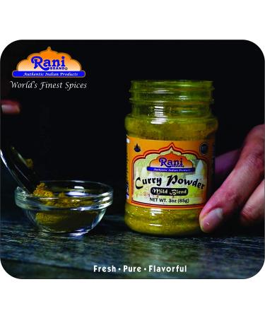 Rani Curry Powder Mild 7oz - Authentic Indian Blend | Salt-Free | Vegan | Gluten Friendly | NON-GMO - Pack of 1 - Buy Online on GoSupps.com