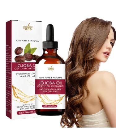 Natural Hair Density Oil Jojoba Oil Anti Frizz Oil for Hair Growth - Anti Frizz Hair Oil Natural Hair Growth Oil for Women